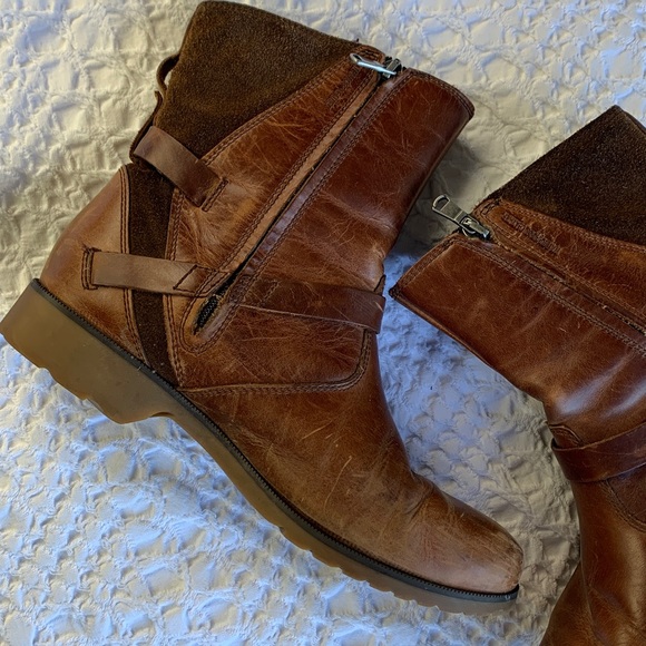Teva Shoes - Teva De La Vina Brown Leather Suede Waterproof Boot